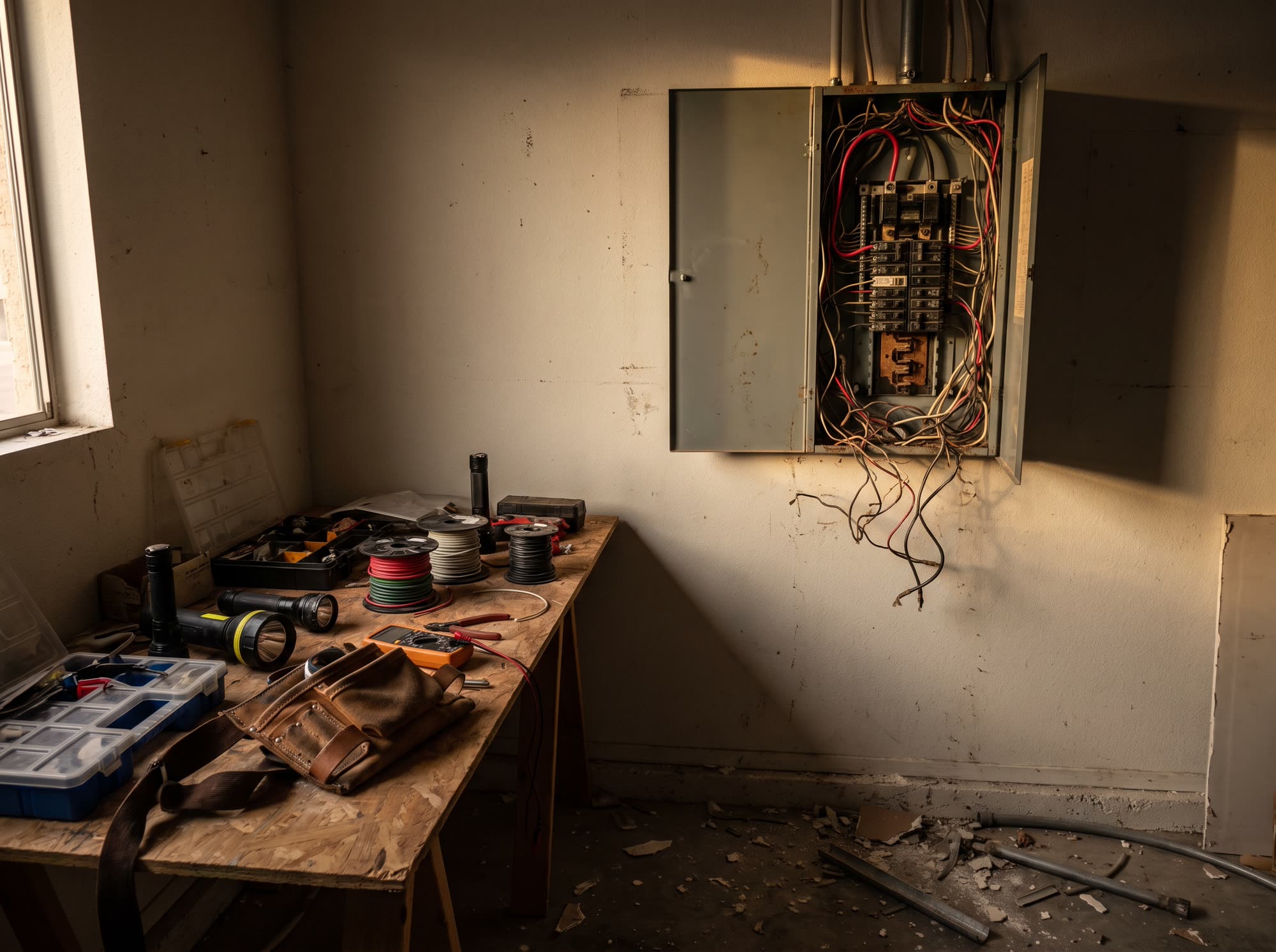 Before: Service Upgrade In Gilbert, Arizona